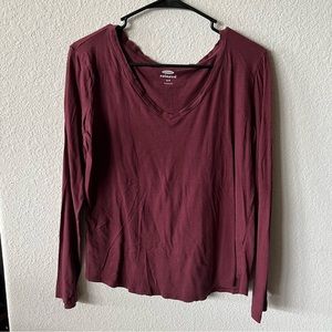 🎆 Maroon Longe Sleeve Shirt (S/M)